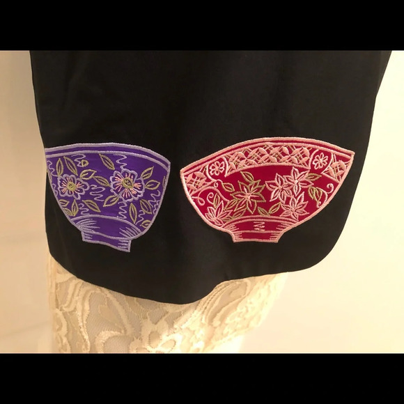 Diane Von Furstenberg Vintage Silk Asian B… - Picture 6 of 8